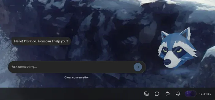 Placeholder: AI assistant