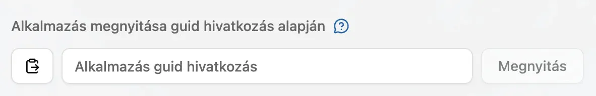 Placeholder: Tálca jobb alsó sarkában lévő alkalmazás megnyitó ikon és a megnyíló párbeszédablak